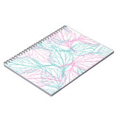 Schönes Leaf-Muster Notizblock (Linke Seite)