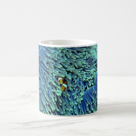 Schönes Leben im Meer Kaffeetasse (Mittel)