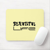 Schönes Leben Mousepad (Mit Mouse)
