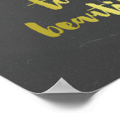 Schönes Leben Poster (Ecke)