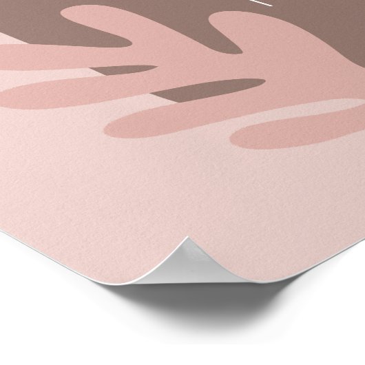 Schönes Lebensangebot im Boho-Stil Poster (Ecke)