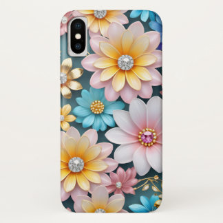 Schönes, lebhaftes, florales Muster mit Gemüsen Case-Mate iPhone Hülle