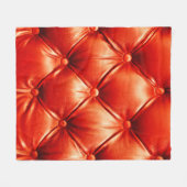 Schönes Ledersofa mit Knöpfen Fleecedecke (Vorderseite (Horizontal))