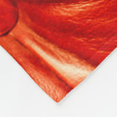 Schönes Ledersofa mit Knöpfen Fleecedecke (Ecke)