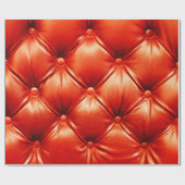 Schönes Ledersofa mit Knöpfen Geschenkpapier (Flach)