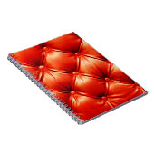 Schönes Ledersofa mit Knöpfen Notizblock (Rechte Seite)