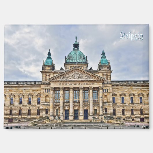 Schönes Leipzig, Deutschland Reise Magnet (Vorderseite)