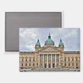Schönes Leipzig, Deutschland Reise Magnet (Vorderseite/Rückseite)