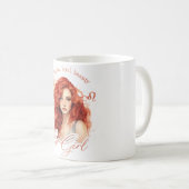 Schönes Leon Mädchen mit Eigenschaften Kaffeetasse (VorderseiteRechts)
