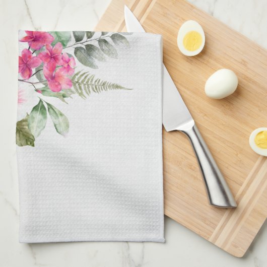 Schönes Leopard Head Portrait in Wasserfarbe Geschirrtuch (Viertel Falte)