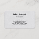 Schönes Leopard Head Portrait in Wasserfarbe Visitenkarte (Rückseite)