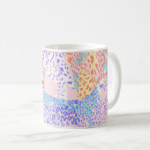 Schönes Leopard Seamless Musterbeispiel Ar Kaffeetasse (VorderseiteRechts)