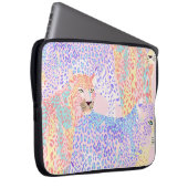 Schönes Leopard Seamless Musterbeispiel Ar Laptopschutzhülle (Vorne Rechts)