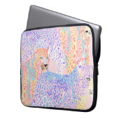 Schönes Leopard Seamless Musterbeispiel Ar Laptopschutzhülle (Vorderseite Links)