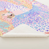 Schönes Leopard Seamless Musterbeispiel Ar Sherpadecke (3/4)