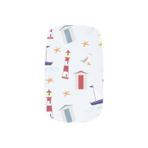 Schönes Leuchtturm Minx Nail Wraps