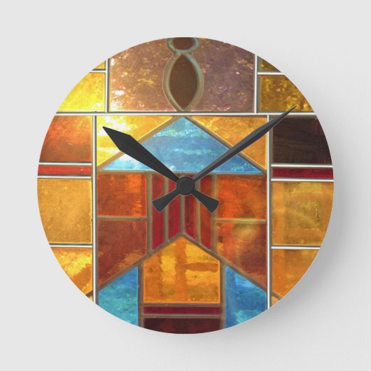 Schönes Licht Runde Wanduhr (Vorderseite)