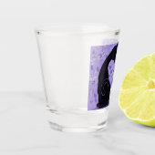 Schönes Liebe Shot Glass Cat Couple Schnapsglas (Links)