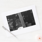 Schönes, liebevoll gepflegtes afrikanisches Graysc Rechteckiger Aufkleber (Umschlag)