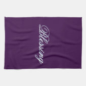 Schönes Lila Badetuch Geschirrtuch (Horizontal)