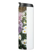 Schönes Lila Iris Blume Blumenkohl Foto Thermosbecher (Nach rechts gedreht)