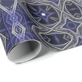 Schönes Lila Mandala-Muster Geschenkpapier (Rolleneckpunkt)