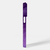 Schönes Lila türkisfarbenes Fraktal Case-Mate iPhone Hülle (Rückseite / Rechts)