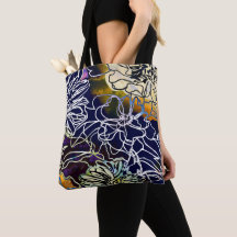 Schönes Lila, weißes, blau-gelbes Blume-Design