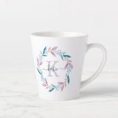Schönes Lilac-Aquarell-Blumenmuster Milchtasse (Rechts)
