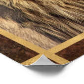 Schönes Lion Foto Poster (Ecke)