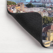 Schönes Lissabon, Portugal Mousepad (Ecke)