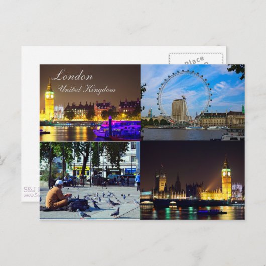 Schönes London, UK Postcard Postkarte (Vorne/Hinten)