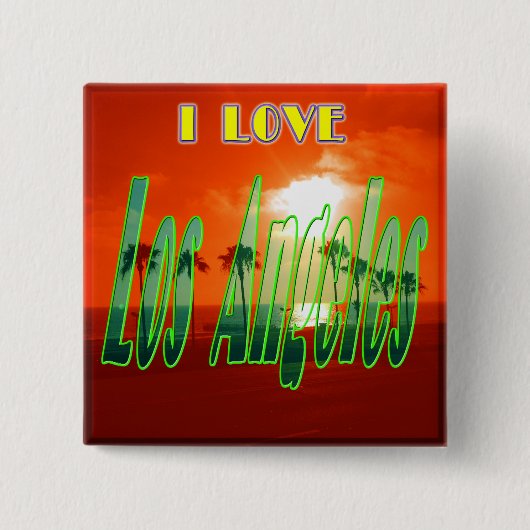 "Schönes Los Angeles" Button (Vorderseite)
