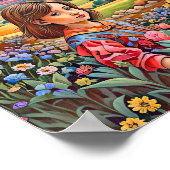 Schönes Mädchen aus Ararat Poster Paper (Matte) (Ecke)