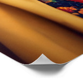 schönes Mädchen aus zentralafrikanischer Volkszuge Poster (Ecke)