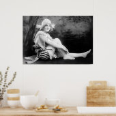 Schönes Mädchen der 20er Jahre Poster (Küche)