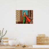 schönes Mädchen der 40er Jahre Poster (Küche)