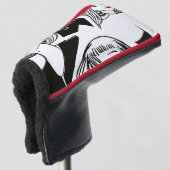 schönes Mädchen Golf Headcover (3/4 Vorderseite)