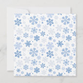 Schönes Mädchen Habe einen guten Winter Karte (Rückseite)