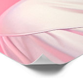 Schönes Mädchen in einer rosa Sonnenbrille Poster (Ecke)