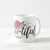 Schönes Mädchen Kaffeetasse (VorderseiteRechts)