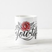 Schönes Mädchen Kaffeetasse (Mittel)