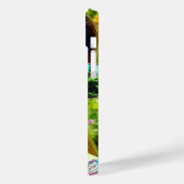 Schönes Mädchen mit Sonnenbrille Reflektion Blume Case-Mate iPhone Hülle (Rückseite / Links)