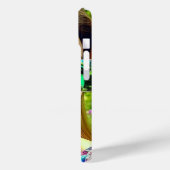 Schönes Mädchen mit Sonnenbrille Reflektion Blume Case-Mate iPhone Hülle (Rückseite / Links)