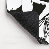 schönes Mädchen Mousepad (Ecke)