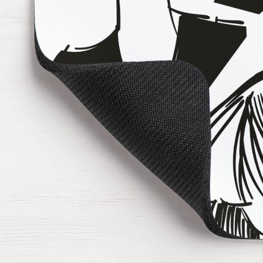 schönes Mädchen Mousepad (Ecke)