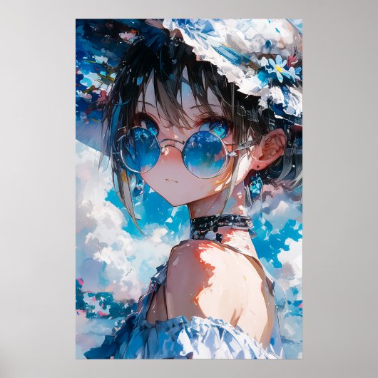 Schönes Mädchen Poster (Vorne)