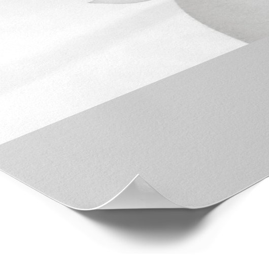 schönes Mädchen Poster (Ecke)