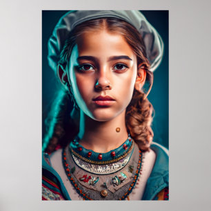 schönes Mädchen Poster