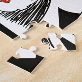 schönes Mädchen Puzzle (Seite)